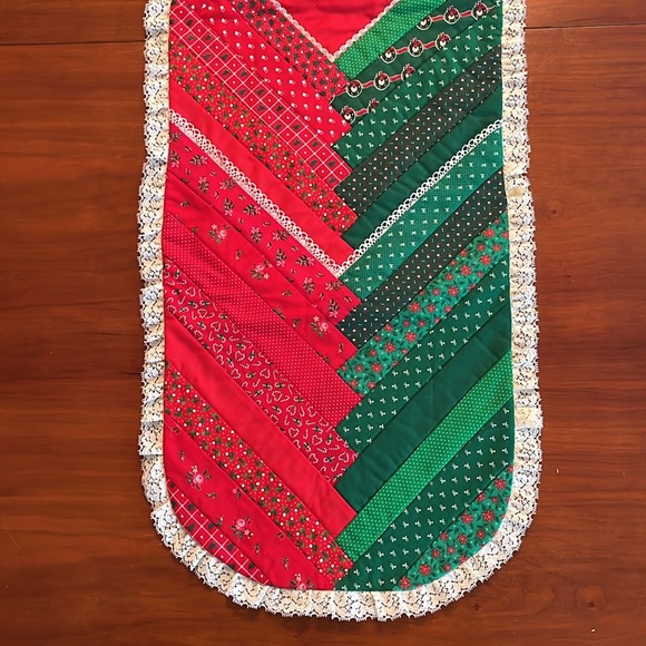 Christmas 🤶 Vintage handmade table runner - Picture 2 of 7